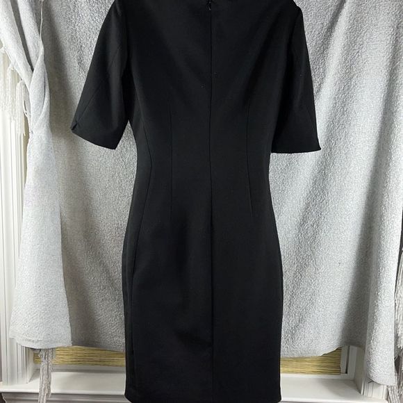 Tahari. Women’s black zip up dress. AS IS - Picture 7 of 11